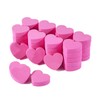 50 Pieces Nail File Creative Heart Shaped Double Sided Nailfile