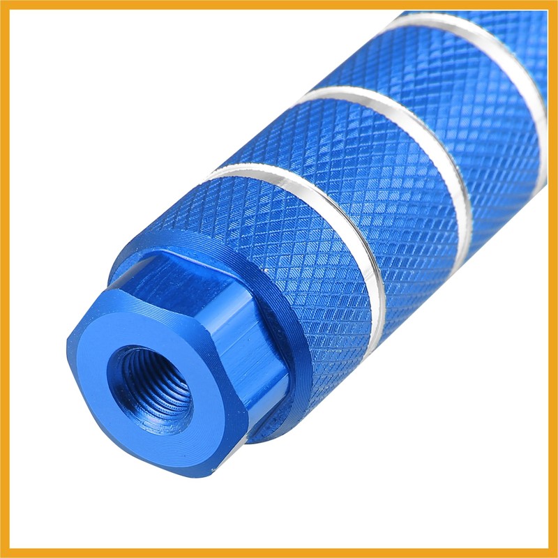 Partuto 4pcs BMX MTB Bike Rear Foot Pegs Footrests Blue