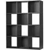 Segawe 12-Cube Storage Organizer Bookcase Home Office Display Bookshelf Shelves
