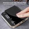 Rechargeable Mini Coffee Scale with Timer, Maestri House Espresso Scale,