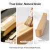 bamzc brz 33" Bamboo Coat Rack Wall Mount, 8 Hidden