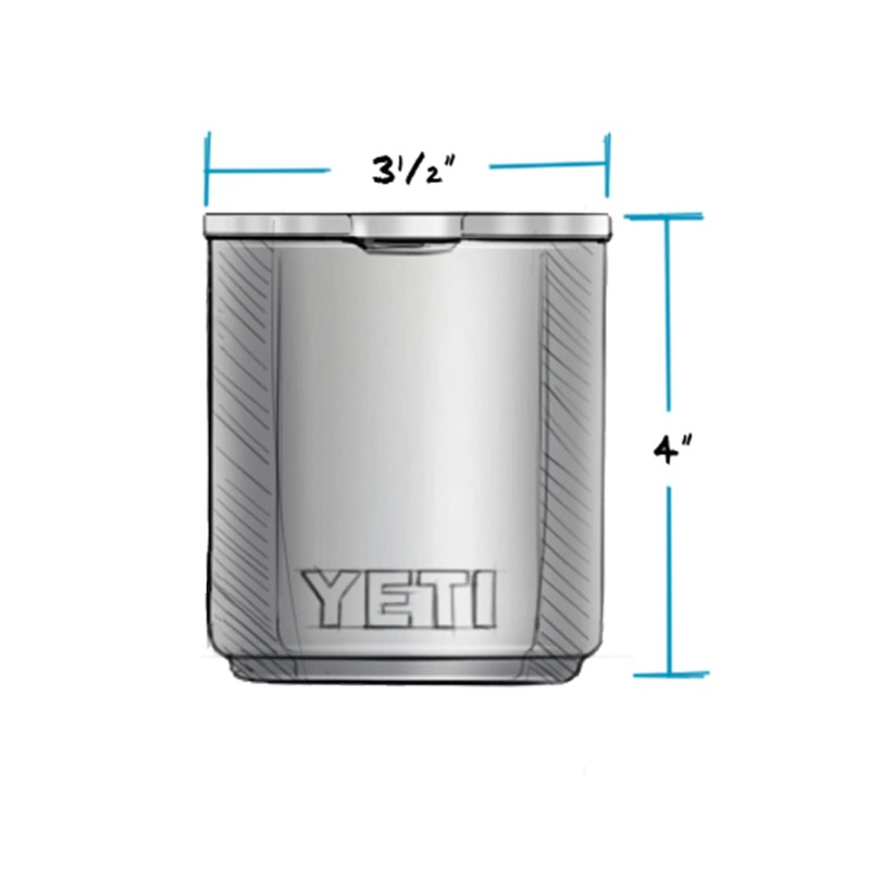 YETI (イエティ) Rambler 10オンス 積み重ね可能 ローボール 2.0 真空断熱 ステンレススチール マグスライダー蓋付き