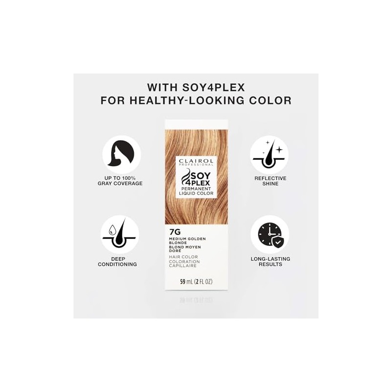 Clairol Liquicolor permanente, 6 g rubio dorado oscuro, 2 onzas