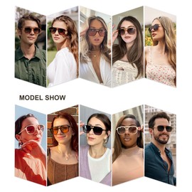 SOJOS Retro Aviator Sunglasses for Women Men,Trendy Rectangle Womens Mens Shades Sun Glasses SJ2202 White Grey