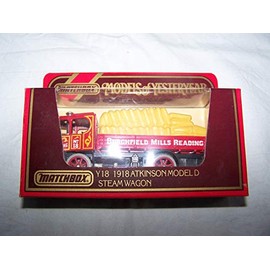 Matchbox yesteryear y18 1918 atkinson model d steam burghfield «wagon»