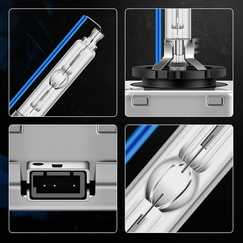 BIHEE D3S Xenon Bulb 8000K Ice Blue HID Headlight 35W
