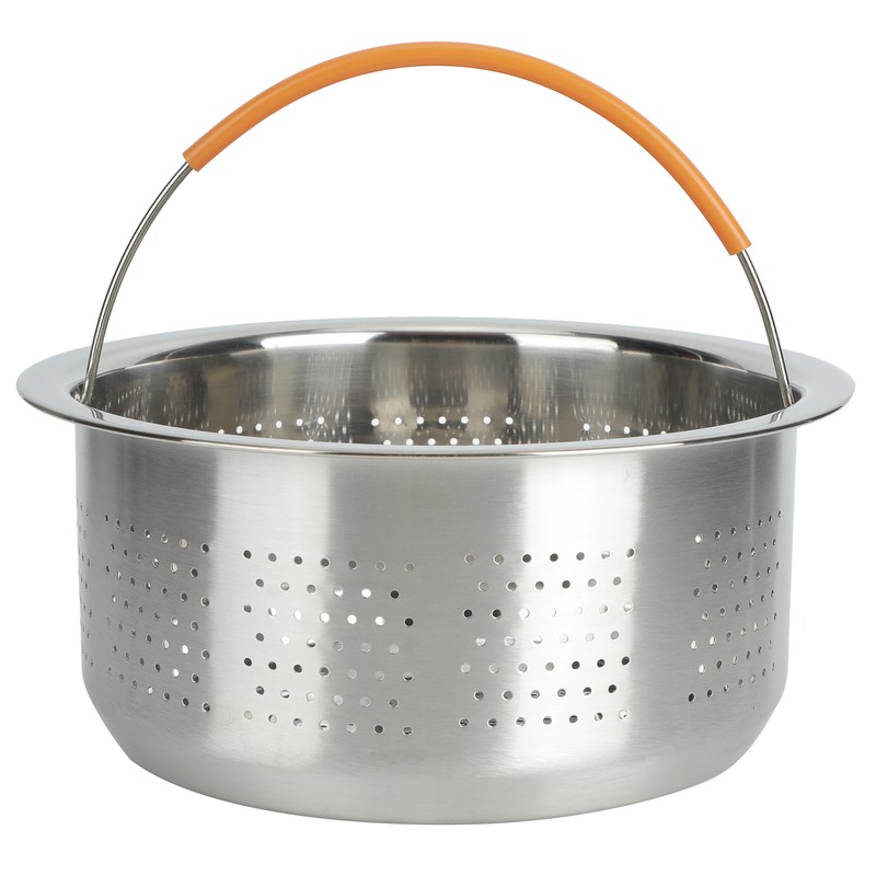 MultiFunctional Stainless Steel Rice Steaming Basket Vegetable Cleaning Fruit Basket