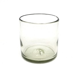MexHandcraft Clear 12 oz Large DOF Glasses (set of 6), Recycled Glass, Lead-free, Toxin-Free (12oz Large DOF)