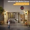 Lamomo Outdoor Wall Sconce, 2 Pack Dusk to Dawn Motion