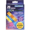 PMS 1st Aid - Washable Waterproof Sterilised Assorted Neon Plasters - Pack of 75