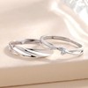 Bishilin Matching Rings for Couples, Promise Rings Sterling Silver 925
