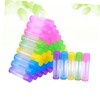 Beavorty 100pcs Refillable Lip Balm Tubes Clear Lip Gloss Containers