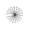 37 Bicycle Spoke 284 MM x 2 MM Black with