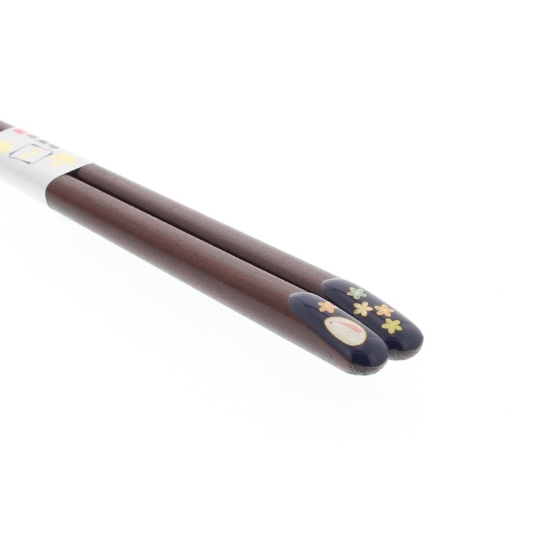 Wooden Chopsticks (Natural Wood), Lacquer, Tip Angle, 9.1 inches (23