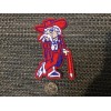 Ole Miss Rebels Colonel Reb Vintage Embroidered Iron On Patch