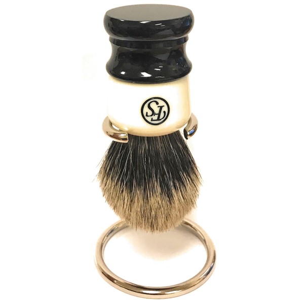 Top Badger Shaving Brush- FS Stripey- Knot Size 24mm - Comes with Free Stand