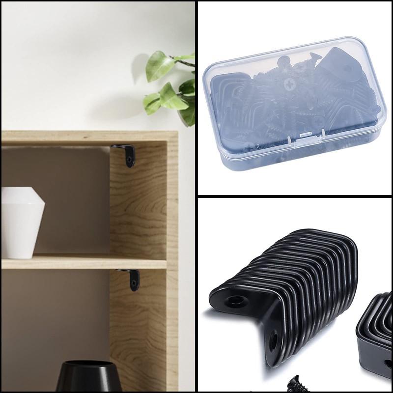 30pcs L-Shaped Angle L-Shaped Angle Bracket Right Angle Bracket Right