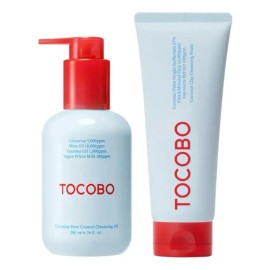 Kit Tocobo Limpiador Facial Oil + Espuma Coco Clay 200 Ml