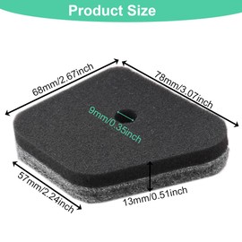 ZAMDOE 4180-120-1800 FS90r Air Filter for Stihl FS87 FS90 FS90R FS100 FS130R HT101 FS94R FS110 FS130 FS310 FS110R FS110RX FS110X HL100 HL90 HL95 HT100 HT130 HT131 String Trimmer Weedeater 4 Mix Engine