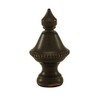 Rubbed Bronze Beaded Knob Finial