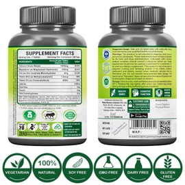 Generic Generic Calcium Magnesium Zinc with Vitamin D3+k2 Supplement for Stronger Bones | Boost Immunity | Healthy Heart | Muscle Growth - 60 Vegetarian Capsules