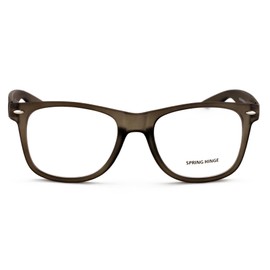 V.W.E. 2 Pairs XL Large Reading Glasses - Oversized Wide Fitment Clear Lens - Powers From 1.00 to 6.00 Readers (2 Matte Grey, 1.50, x)