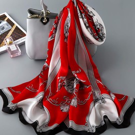 YMXHHB Silk Scarf 100% Mulberry Silk Fashion Scarves Long Lightweight Shawl Wrap