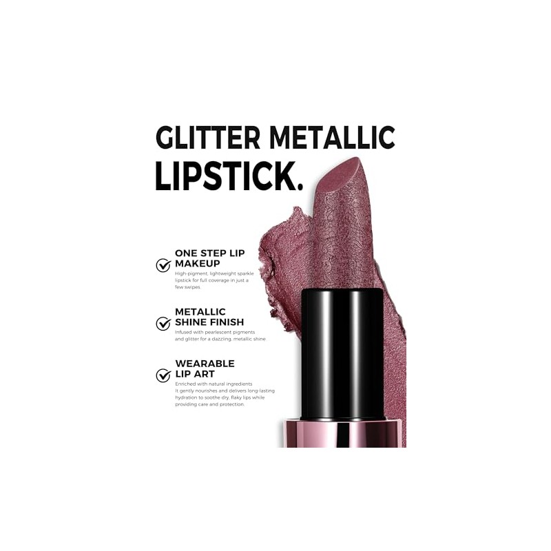 Anglicolor Labial Dorado MetáLico Nacarado Brillo 3D Hidratante