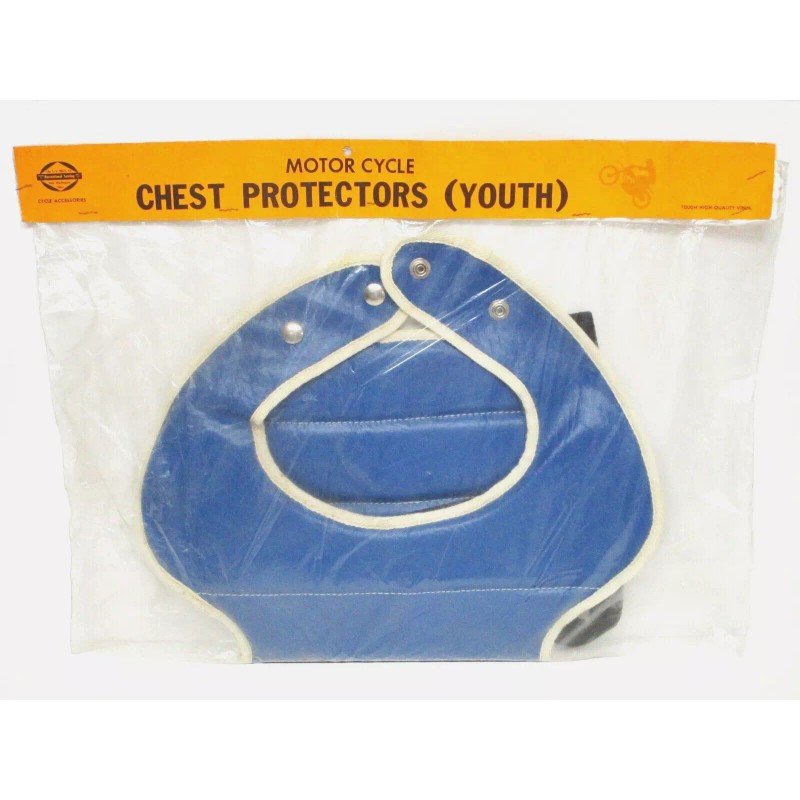 The C.E. White Co. NOS Vintage 1970s Blue Motocross Chest