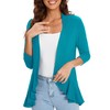 Urban CoCo Women's 3/4 Sleeve Casual Cardigans for Women Trendy