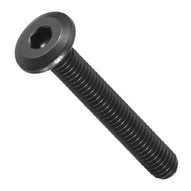 METALLIXITY Flat Head Hex Socket Cap Screws Bolts(M6-1x40) 20pcs, 304 Stainless Steel Hex Socket Furniture Bolts Countersunk Screws - for Furniture Woodworking Project, Black