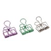 90 Pcs Binder Clips 32mm Hollow Strong Clamping Force Metal