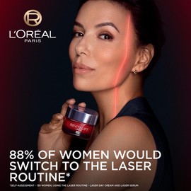 L’Oréal Paris Laser Renew Triple Action Anti-Ageing, Skin Retightening Day Cream, Visibly Reduce Wrinkles & Fine Lines; Moisturises, Firms & Brightens Skin; Retinol, Hyaluronic Acid & Vitamin C, 50ml