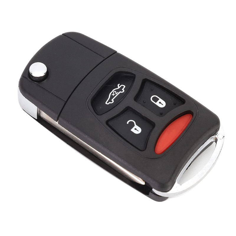 Tbest Car Keys 3 Panic Button Folding Remote Flip Shell