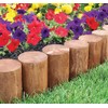 Greenes Fence 15 in. Full Log Edging (12-Pack, 15 ft.
