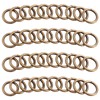 Rustark 60 anillos de metal resistentes de bronce de 5/8