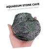 Kisangel Realistic 1pc Aquarium Cave Ornament Fish Tank Accessories Stone