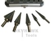 Cal-hawk 5pc Sae High Speed Steel w/ Cobalt Step Drill