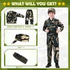 Kodvinp Boys Soilder Costume For Kids Camouflage-L Size