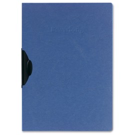 Herlitz 10417012 Application Folder A4 Recycled Cardboard Express Clip Blue 30 Sheets Pack of 5