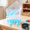 4PCS Blue Swing Shaking Balls Game Set for Baby Shower