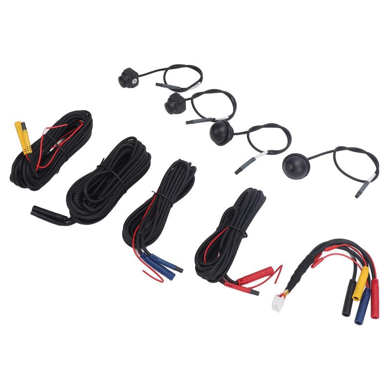 Acouto 360° Panoramic Car Camera System - 1080P HD Front,