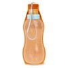 NAHANGPET Dog Water Bottle(550ml,Orange)