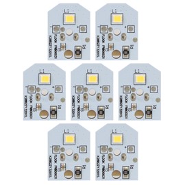 New Upgraded WR55X11132 WR55X25754 LED Light for GE Refrigerator Replace WR55X30602 WR55X26486 PS4704284 3033142 EAP12172918 AP6261806 No-Include Plastic Cover, 7PCS in One