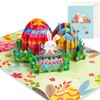 HOWAF Easter Card 3D Pop Up Card, Easter Egg Easter