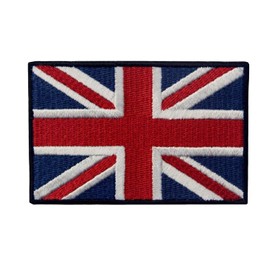 British Flag Emblem - Funny Meme Morale Patch for Tactical Backpacks, Clothing, Jeans, Hats, Bags, Helmets, Jersey, Vests