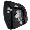 Driver Side Mirror Replacement Glass Heated With Backing Plate Compatible
