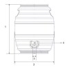 ARCO 2 Dispensador Agua Fresca Vitrolero Fiesta Despachador 19 Lt