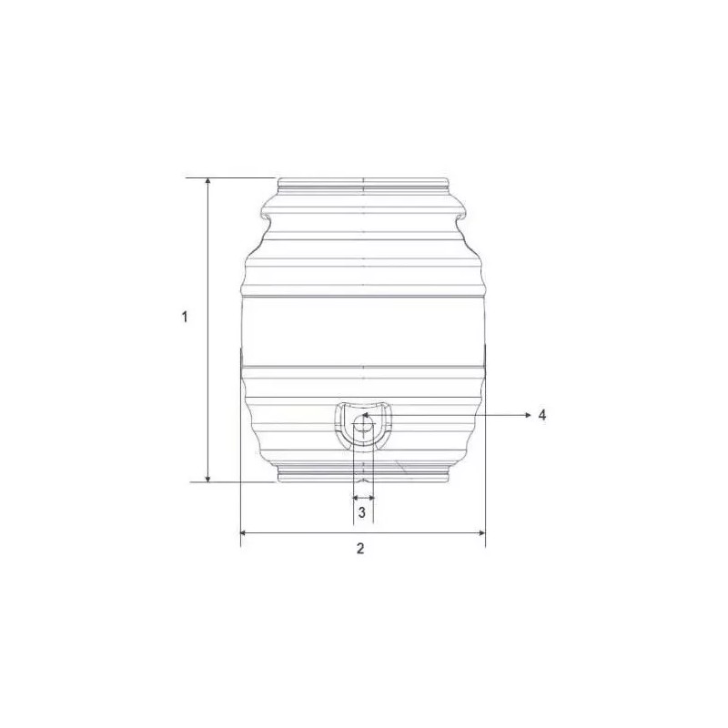 ARCO 2 Dispensador Agua Fresca Vitrolero Fiesta Despachador 19 Lt