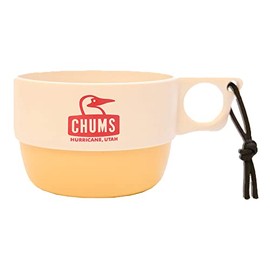 CHUMS Camper Soup Cup, Natural/Yellow 2, 11.8 fl oz (350 ml), CH62-1733-W080-00, Diameter 3.7 x Height 2.7 inches (9.3 x 6.9 cm)